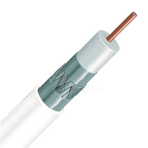 Cheapest 🛒 500ft White TRI-Shield RG6 COAXIAL Cable Anti UV PVC Jacket 18AWG Shielded Professional Grade HDTV Digital Cable HI-DEF Satellite Coax