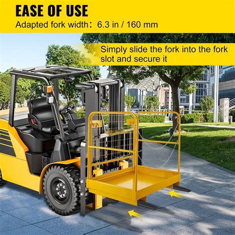 Best Deal BestEquip 1 36"x36" Forklift Safety Cage, Yellow