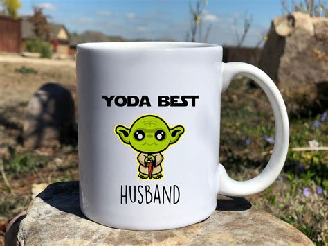 CLASSIC MUGS Yoda Best Husband Funny Novelty Coffee Mug Cup Best Anniversary Birthday Valentines Day Gifts For Husband BF Men Unique Gift Idea From Wife Fun For Mr, Hubby Gag Gift for Christmas