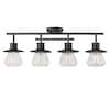 Best Cyber Deals 🔥 Globe Electric 59530 Nate 4 Track Lighting, Dark Bronze
