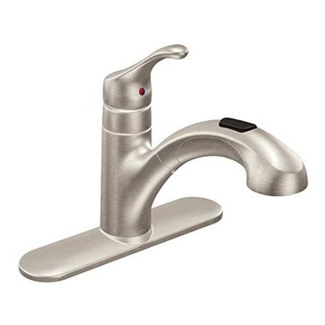 Moen CA87316SRS Pullout Spray Faucet from the Renzo Collection, Spot Resist Stainless