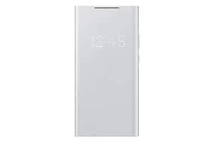 Samsung Official Galaxy Note 20 Series LED View Flip Cover (Silver, Note20 Ultra)