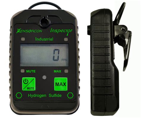 Best Cyber Monday 🔥 Sensorcon H2S Industrial Pro, Hydrogen Sulfide Detector, Adj. Alarm Points. Measures H2S 0-400 ppm, Waterproof