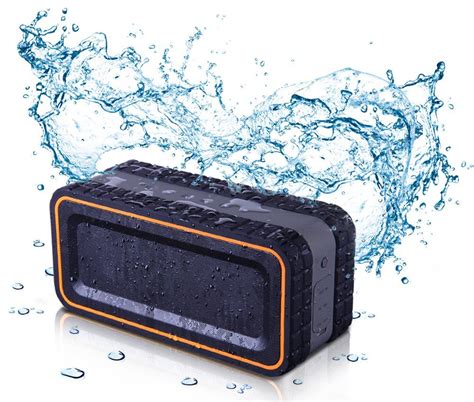 Turcom AcoustoShock 30 Watt Rugged Water Resistant Wireless Bluetooth Speaker. Shockproof, Dirt-Proof and Dust-Proof Wireless Speaker with Latest Bluetooth 4.0 Technology (TS-903)