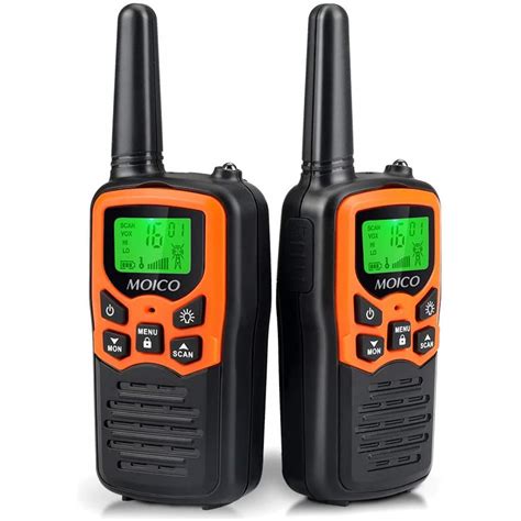Two Way Radio SAMCOM FWCN30A Walkie Talkie for Adults FRS 2 Way Radios Long Range Handheld Rechargeable 1200mAh Battery USB Work Walky Talky with Headsets for Camping Hiking Outdoor,2 Packs