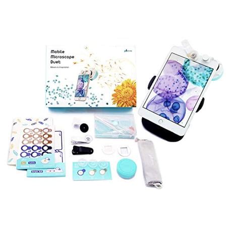 uHandy Mobile Microscope Duet: STEM Kits for Professionals & Kids  Auto-Focusing on Sample 